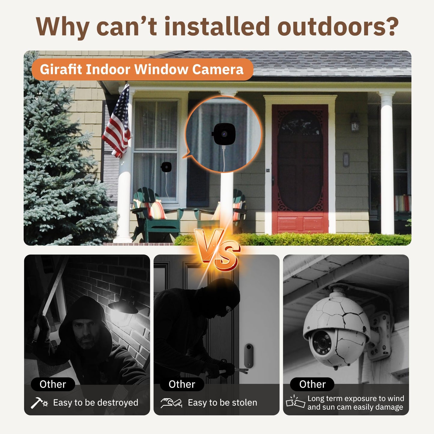 3MP 2K Dual-Band Indoor Smart Security Camera