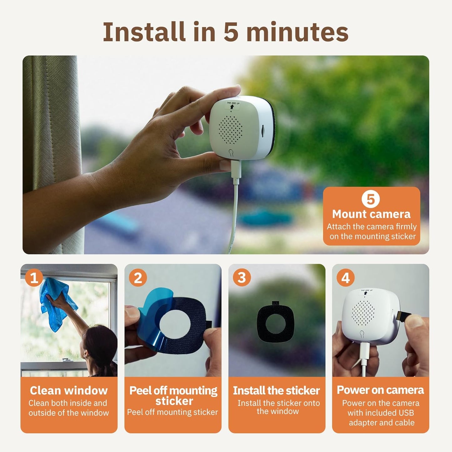 3MP 2K Dual-Band Indoor Smart Security Camera