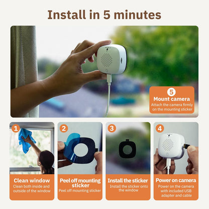 3MP 2K Dual-Band Indoor Smart Security Camera