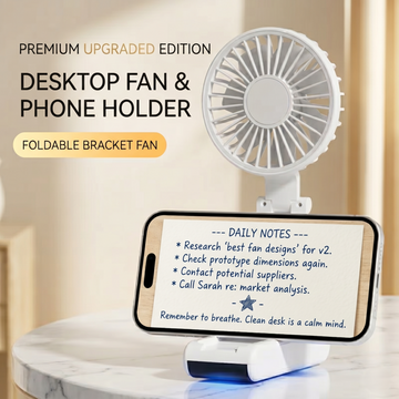 4-in-1 Portable Foldable Desk Fan