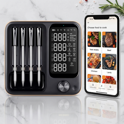 InKbird Wireless Meat Thermometer Waterproof Digital Food Alphinea Store