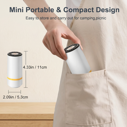 Vacuum Sealer Pump Electric Air Pump with Reusable Vacuum Sealer Bags Food Packaging Bag Alphinea Store