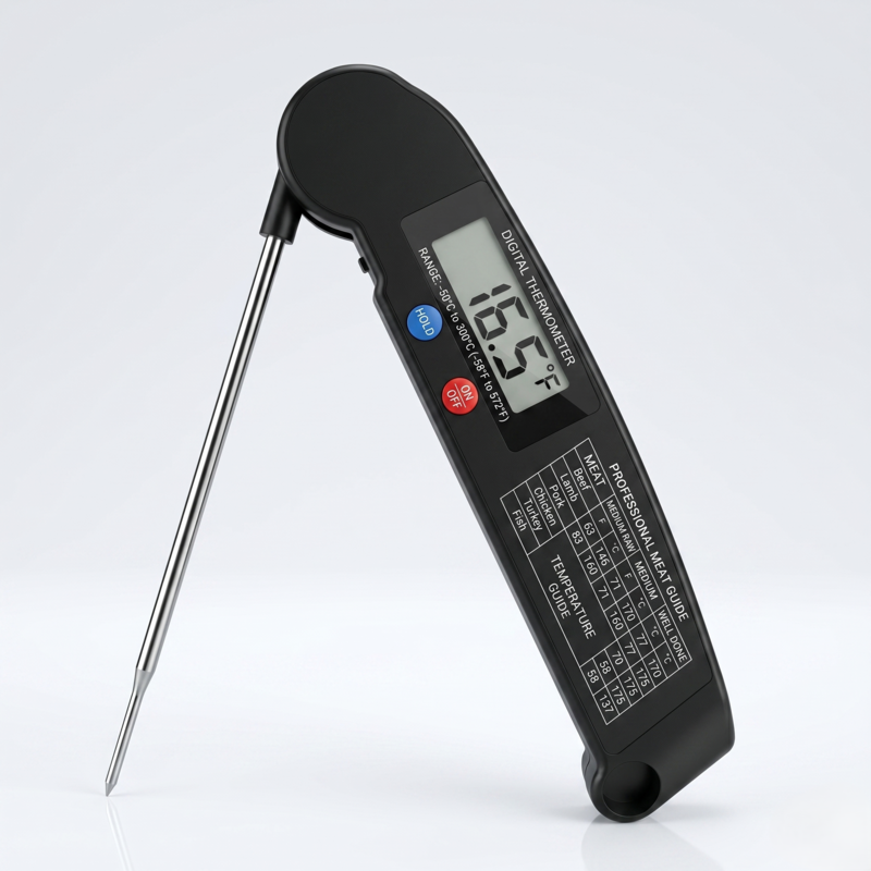Using the Alphinea High-Accuracy Electronic Probe for precision cooking on a stovetop, eliminating guesswork for professional results
