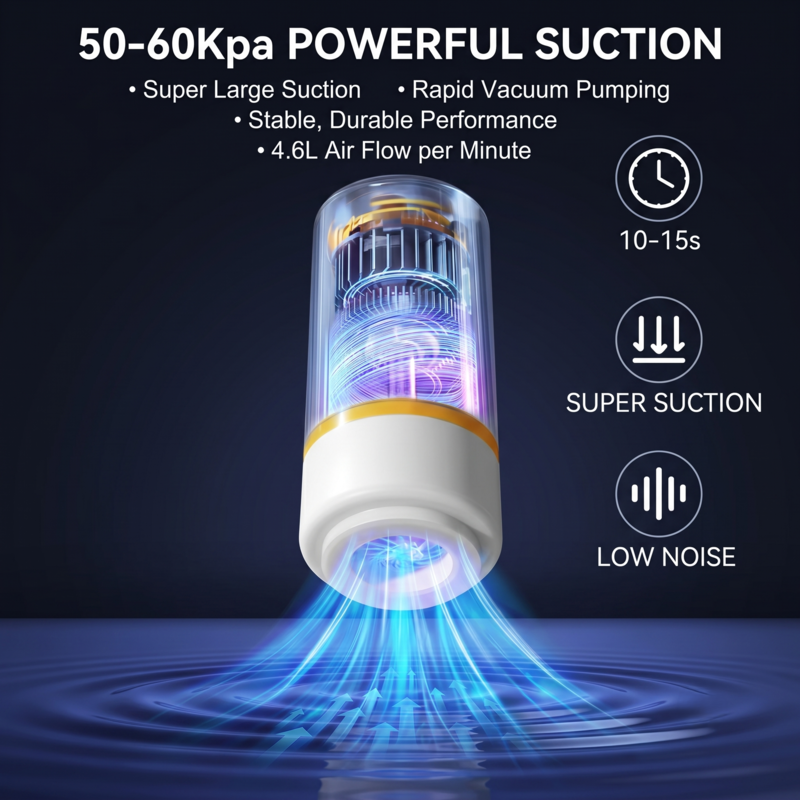 Vacuum Sealer Pump Electric Air Pump with Reusable Vacuum Sealer Bags Food Packaging Bag Alphinea Store