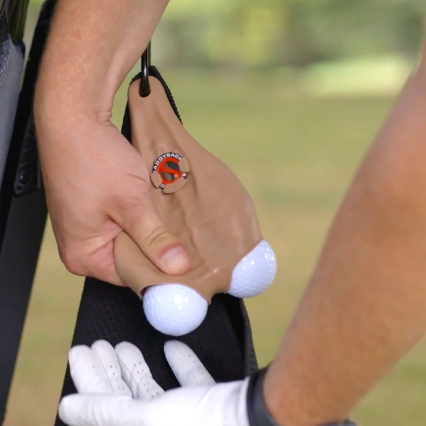 CaddySack Golf Ball Holder and Dispenser