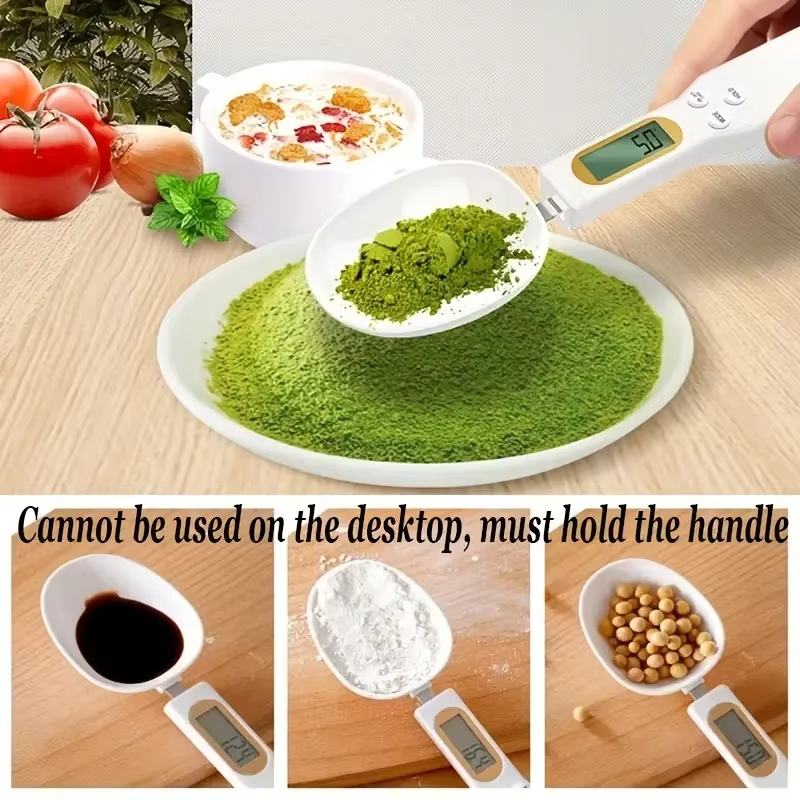 Mini Spoon Scale Digital Kitchen Scale Electronic LCD Food Scale 0.1-500g Cooking Flour Milk Coffee Powder Weight Measure Spoon Alphinea Store