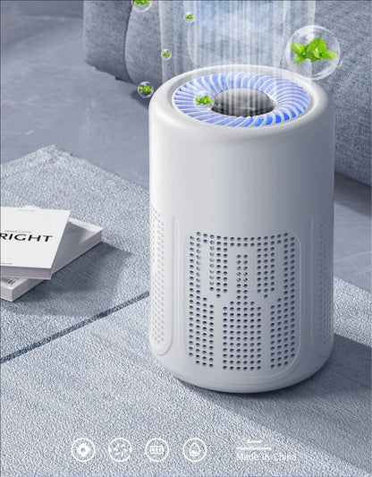 USB Air Purifier Negative Ion Household Air Formaldehyde Removal Odor Filtration Indoor Odor Removal Alphinea Store