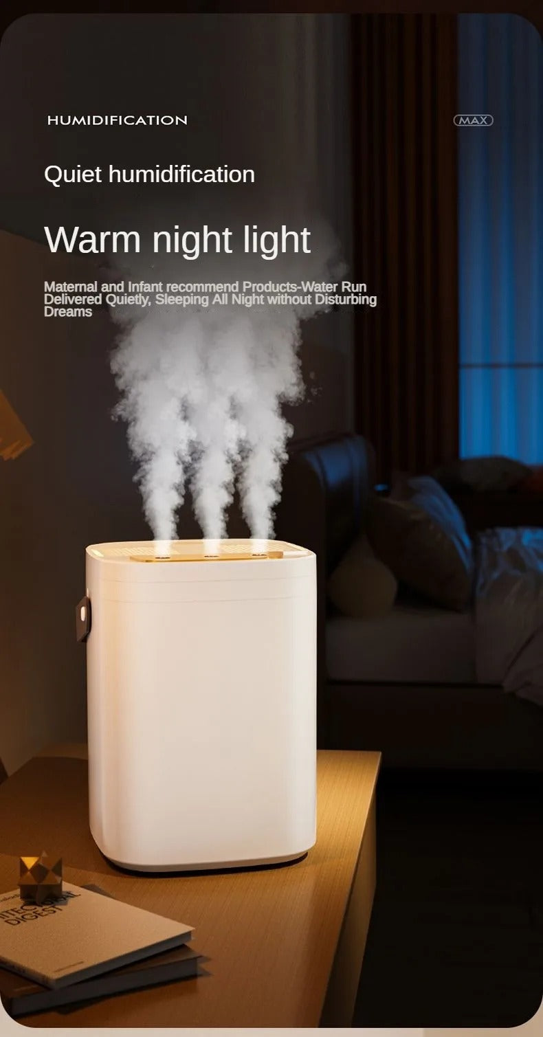 1 set of three nozzle night light humidifier 1.8L large capacity double filter aromatherapy machine mute bedroom car mounted spray Alphinea Store