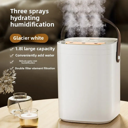 1 set of three nozzle night light humidifier 1.8L large capacity double filter aromatherapy machine mute bedroom car mounted spray Alphinea Store