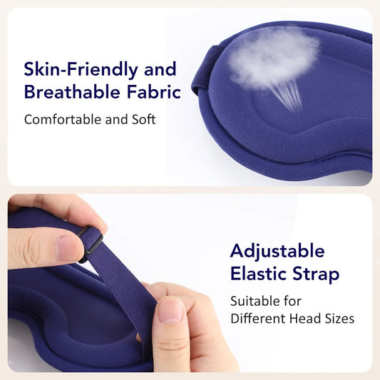 Heated Eye Masks For Dry Eyes 3D Rechargeable Adjustable Heat Massage Eyemask Relieve Eye Strain Office Home Sleeping Eyeshade Alphinea Store
