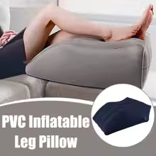 PVC Elevation Leg Pillows Foot Pillow Inflatable Leg Pillow Lightweight Knee Cushion Portable Wedge Pillow Alphinea Store