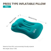 Camping Inflatable Pillow Portable Ultralight Travel Hiking Air Sleeping Pillow for Neck and Lumbar Support Alphinea Store