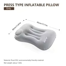 Camping Inflatable Pillow Portable Ultralight Travel Hiking Air Sleeping Pillow for Neck and Lumbar Support Alphinea Store