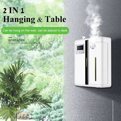 160ml Waterless Scent Diffuser Bluetooth Wall-Mounted Fragrance Machine Smart Scent Diffuser for Home Alphinea Store