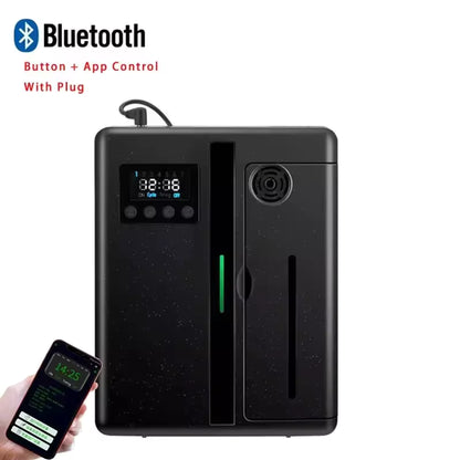 160ml Waterless Scent Diffuser Bluetooth Wall-Mounted Fragrance Machine Smart Scent Diffuser for Home Alphinea Store