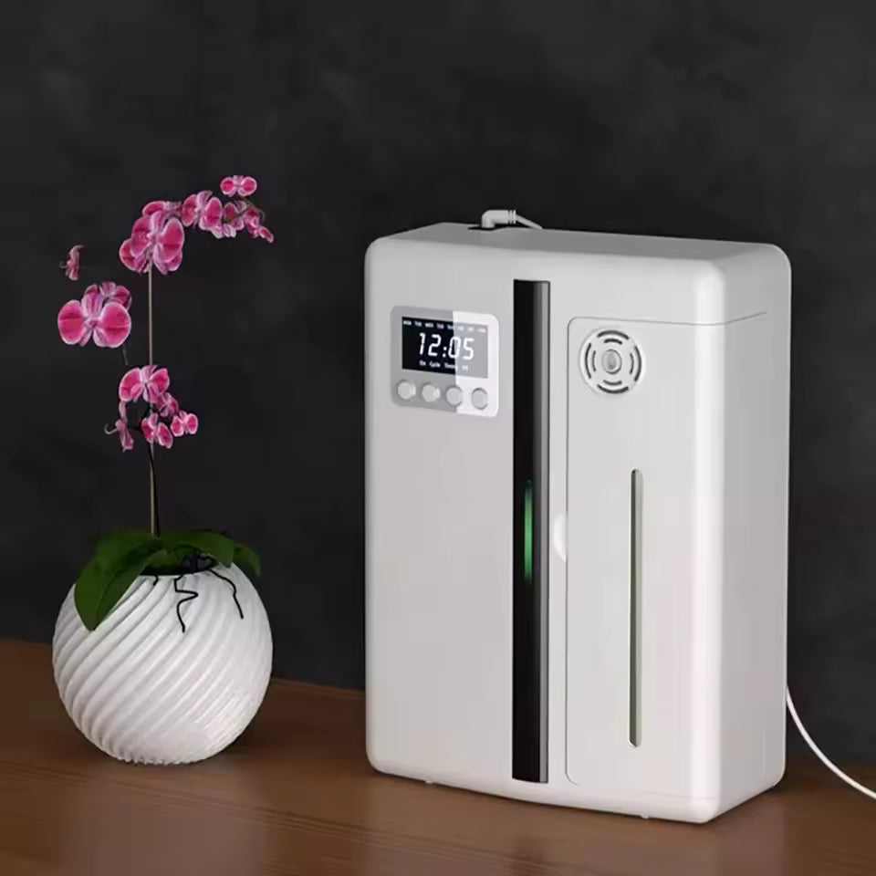160ml Waterless Scent Diffuser Bluetooth Wall-Mounted Fragrance Machine Smart Scent Diffuser for Home Alphinea Store
