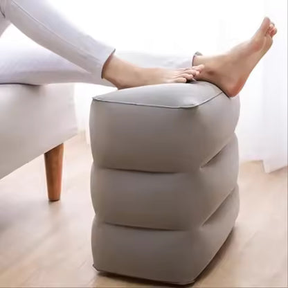 Kids Flight Sleeping Footrest Pillow Resting Pillow On Airplane Car Bus Pillow Inflatable Travel Foot Rest Pillow Foot Pad Alphinea Store