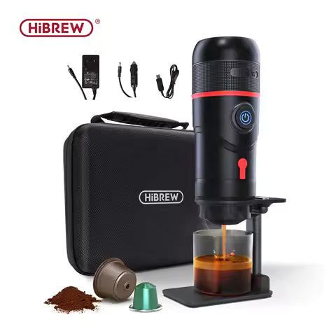 Portable Coffee Machine for Car & Home,DC12V Expresso Coffee Maker Fit Nexpresso Dolce Pod Capsule Coffee Powder H4A Alphinea Store