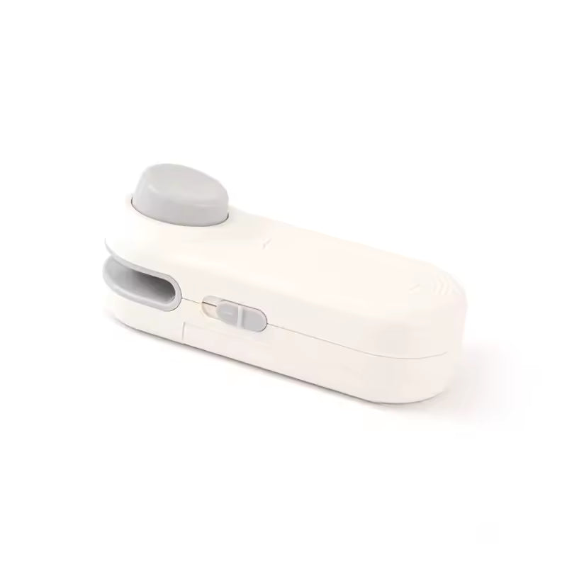Portable Mini Sealer 2 in 1 Heat Sealer for Snacks Home Use Rechargeable Sealer Vacuum Sealer Snacks Plastic Bag Heat Sealer Alphinea Store