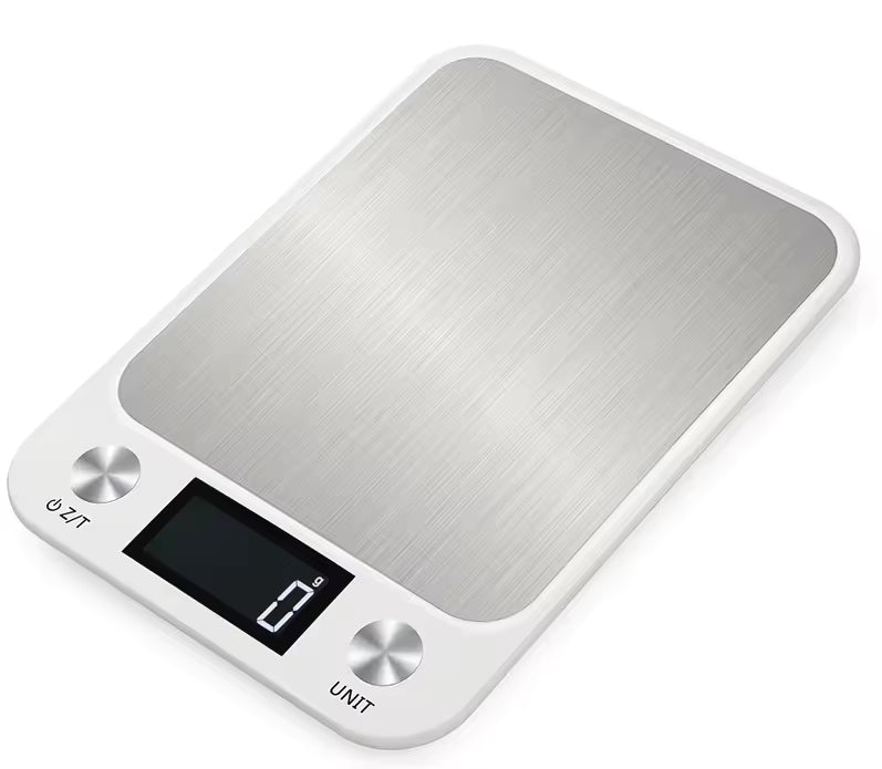 Kitchen Scale 15Kg/1g Weighing Food Coffee Balance Smart Electronic Digital Scales Stainless Steel Design for Cooking and Baking Alphinea Store