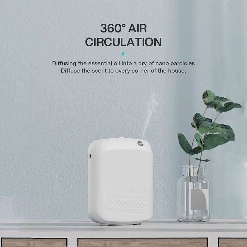 Fragrance Diffuser Aromatic Oil Diffuser Electric Home Air Freshener Machine Wall Hanging Essential Oil Diffuser For Hotel Alphinea Store