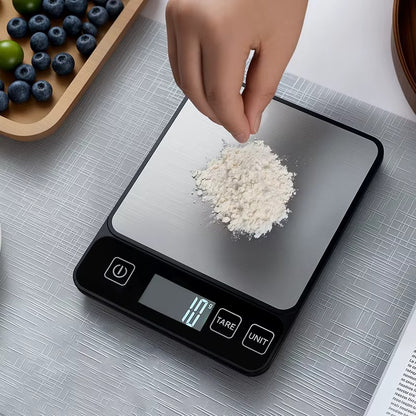 10kg Kitchen Scale LCD Digital Display Electronic Table Scale Baking Gram Weight Scales For Personal Healthy Diet Food Scale Alphinea Store
