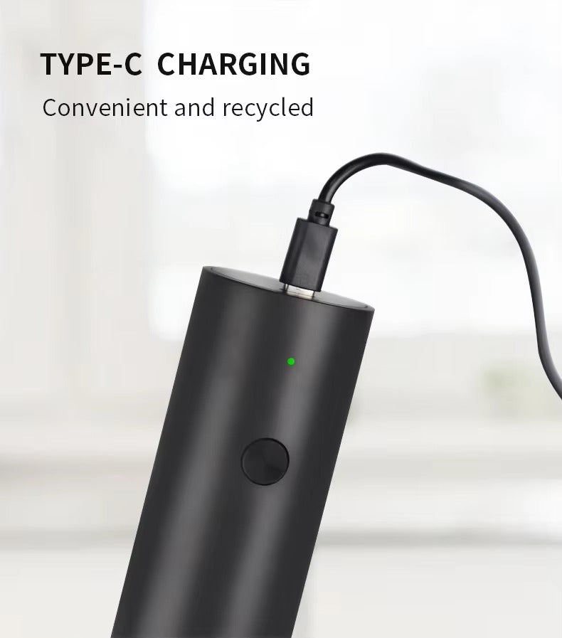 USB Rechargeable Electric Salt and Pepper Grinder Adjustable Coarseness Large Capacity Auto Spices Grinders Kitchen Cooking Tool Alphinea Store