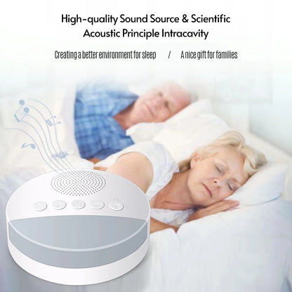 White Noise Machine USB Rechargeable Timed Shutdown Sleep Machine Baby Sleep Sound Player Night Light Timer Noise Player Alphinea Store