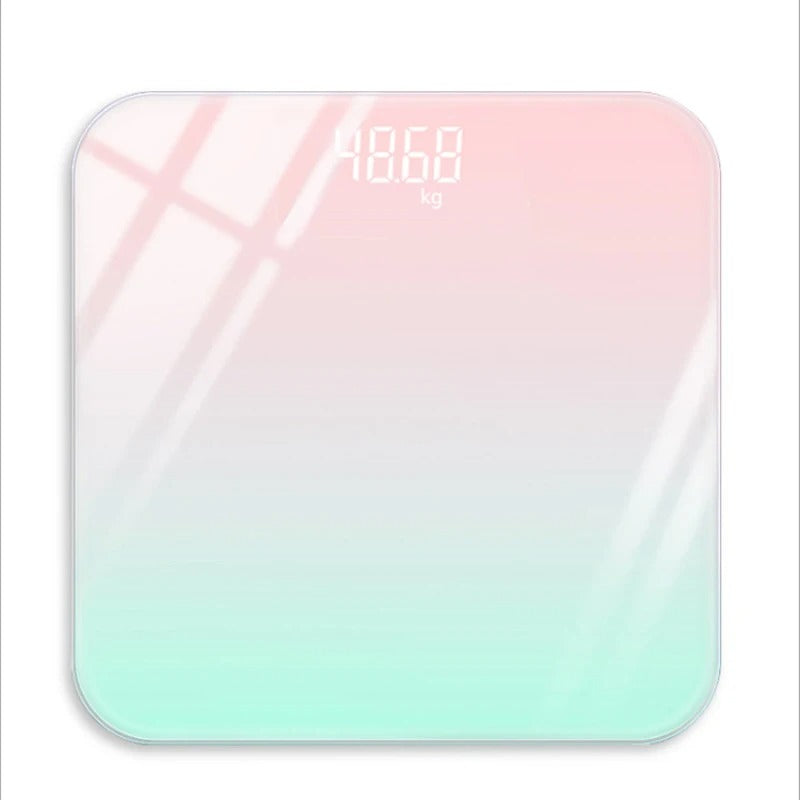 Gradient Color Intelligent LCD Electronic Scale Digital Display Glass Weight Scale Balance Body Electronic Scale For Weight Alphinea Store