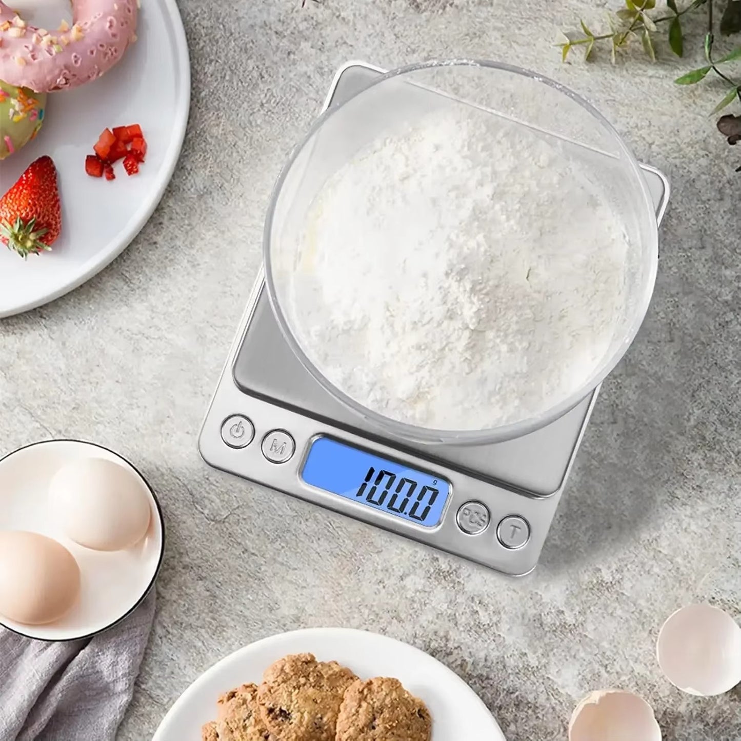 LCD Digital Scale Smart Precision Electronic Pocket Portable Kitchen Food Scales Gram Weight Balance Alphinea Store