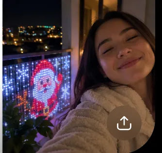 Animated LED Balcony Curtain Lights
